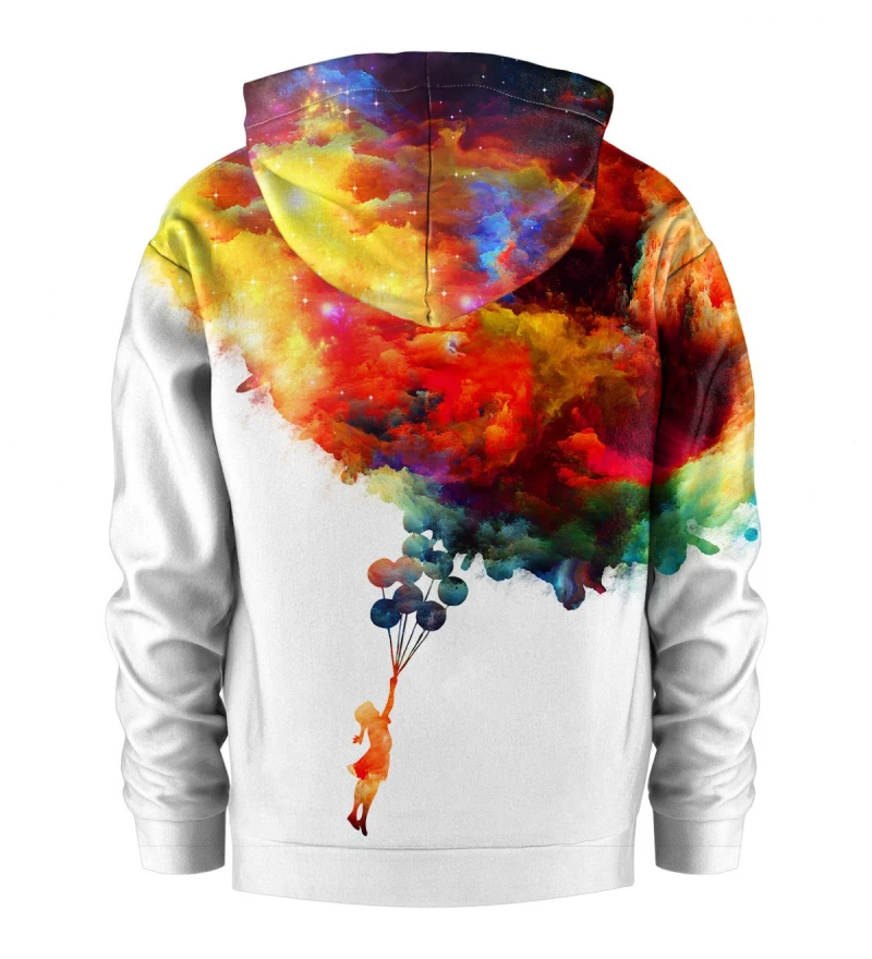 With balloons to galaxy Kids Hoodie