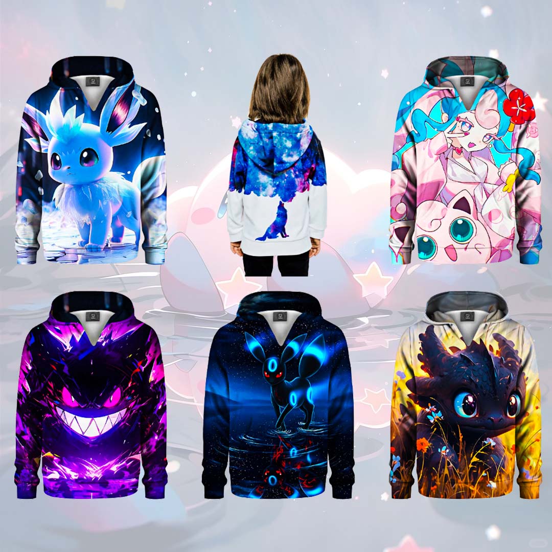 Howling to galaxy Kids Hoodie