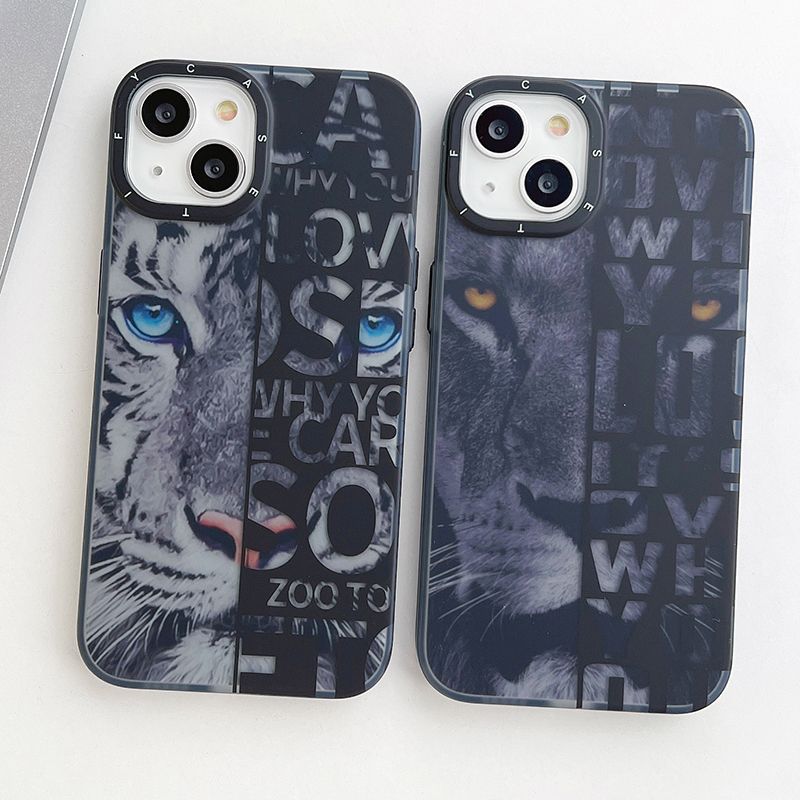 original tiger IMD laser anti-fall mobile phone casephone case