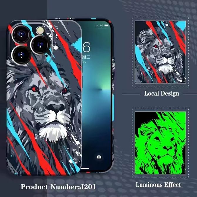 original tiger IMD laser anti-fall mobile phone casephone case