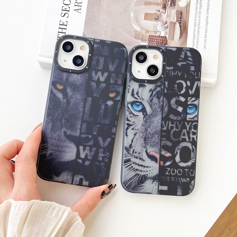 original tiger IMD laser anti-fall mobile phone casephone case