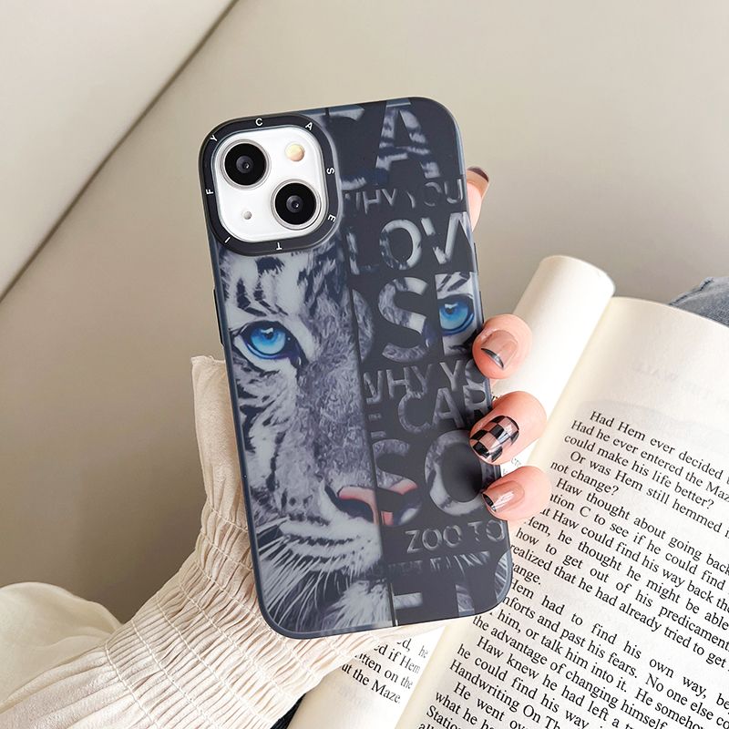 original tiger IMD laser anti-fall mobile phone casephone case