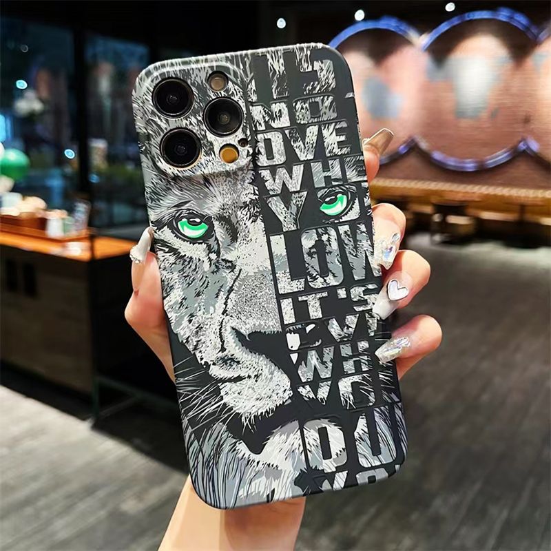 original tiger IMD laser anti-fall mobile phone casephone case