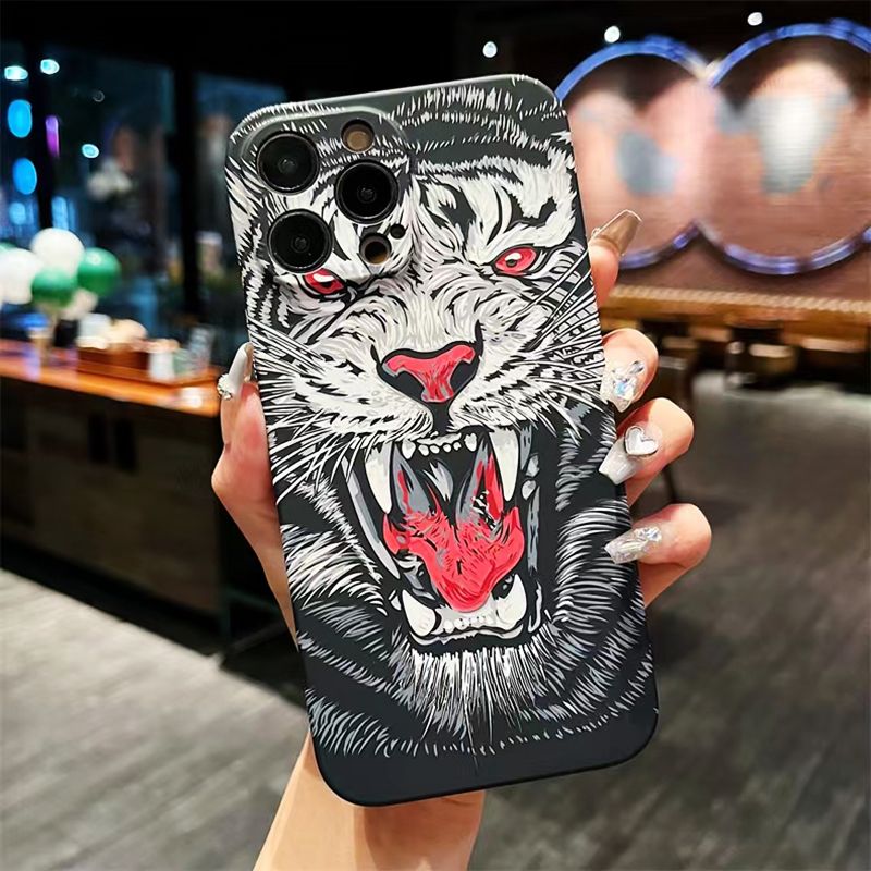 original tiger IMD laser anti-fall mobile phone casephone case