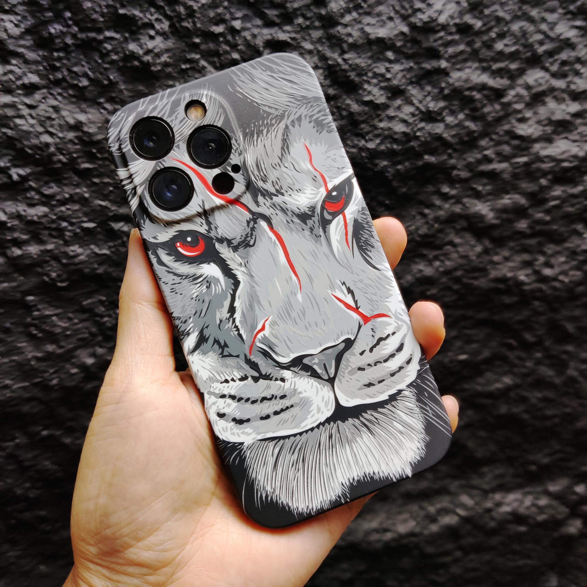 original tiger IMD laser anti-fall mobile phone casephone case