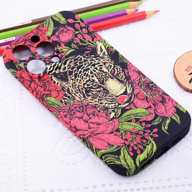 original tiger IMD laser anti-fall mobile phone casephone case