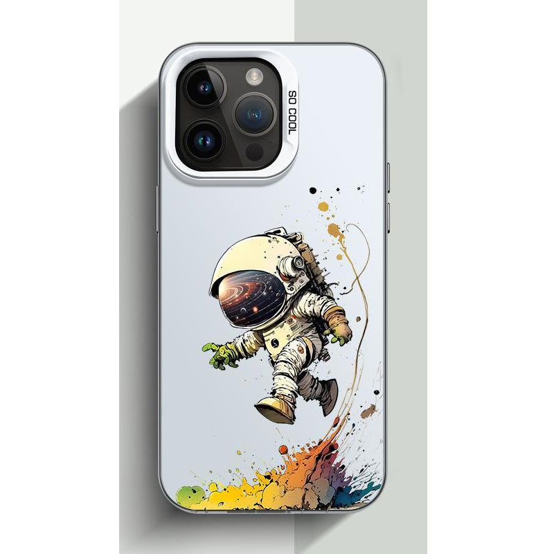 new original astronaut electroplated mobile phone case