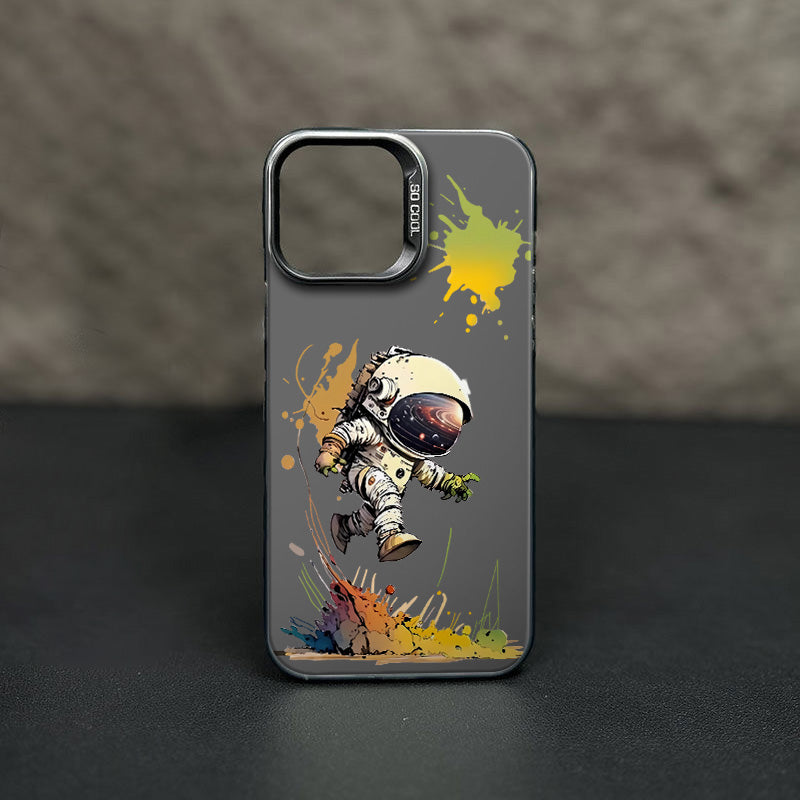 new original astronaut electroplated mobile phone case