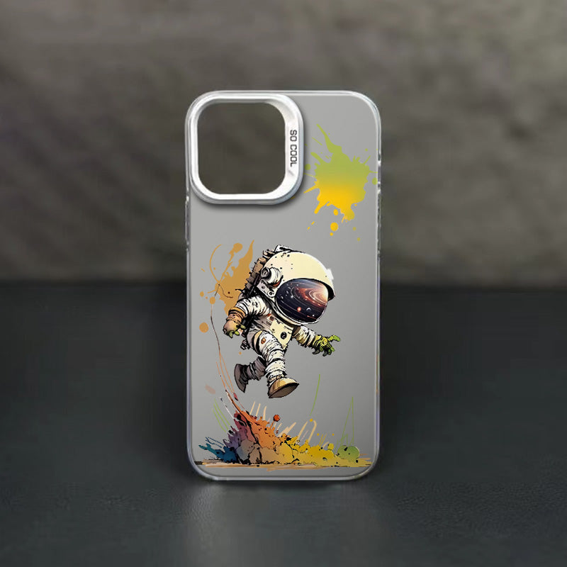 new original astronaut electroplated mobile phone case