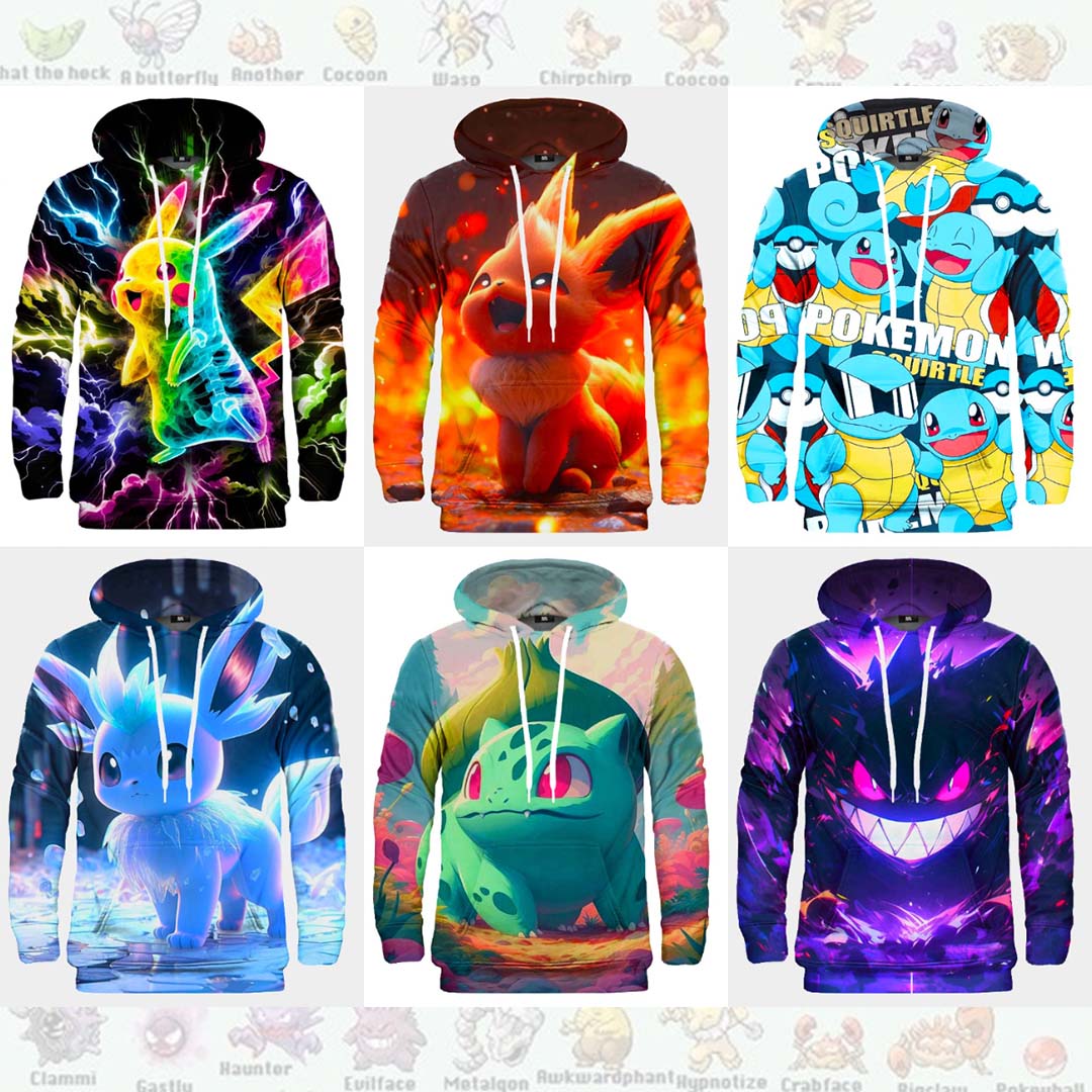 Colorful X-Ray hoodie