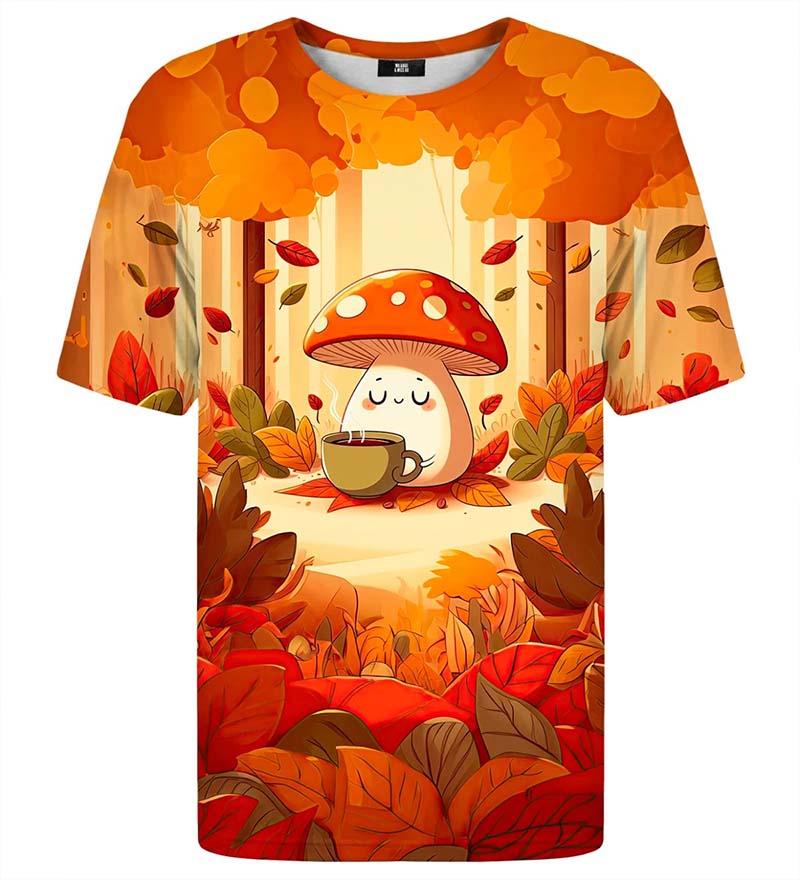 Mushroom coffee t-shirt